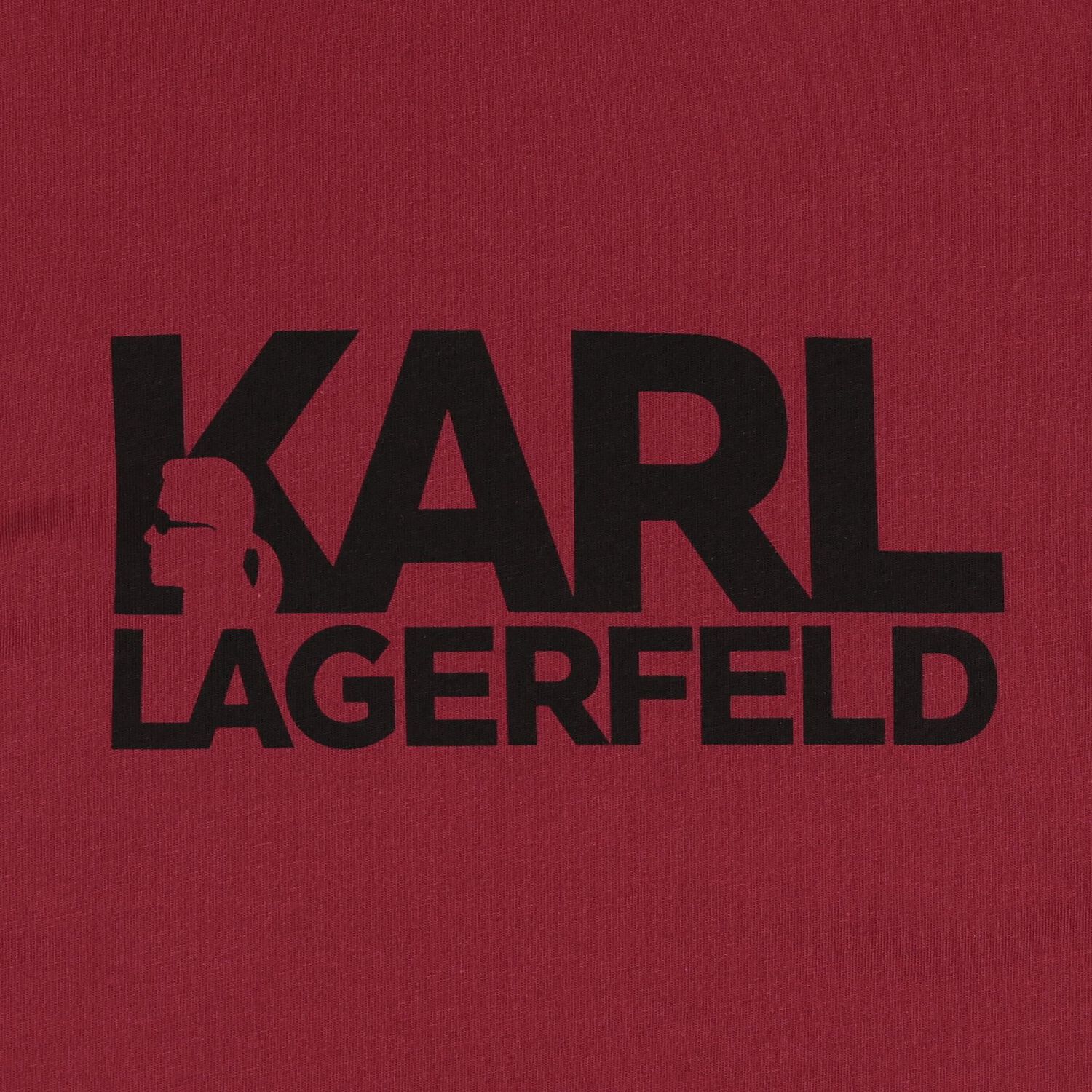 Boys Mini Me Burgundy Logo T-Shirt, 3, hi-res