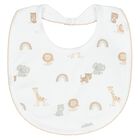 White Safari Squad Baby Bib, 1, hi-res