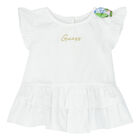 Baby Girls White & Blue Lemon Dress Set, 1, hi-res