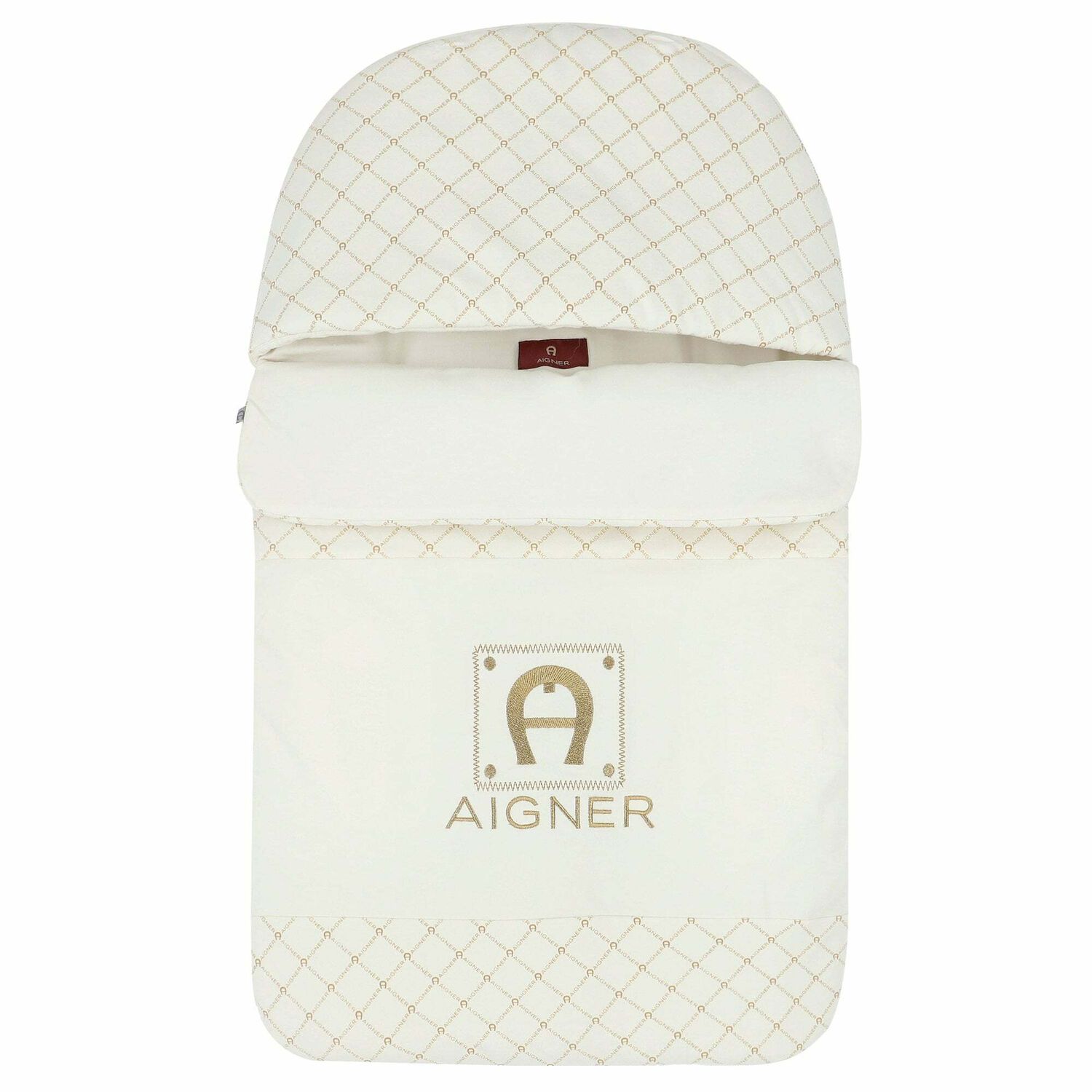 Ivory & Gold Logo Baby Nest, 1, hi-res image number null