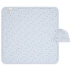 Blue Logo Baby Blanket & Hat Set, 2, hi-res