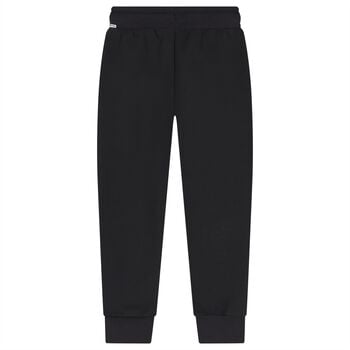 Boys Black Logo Joggers