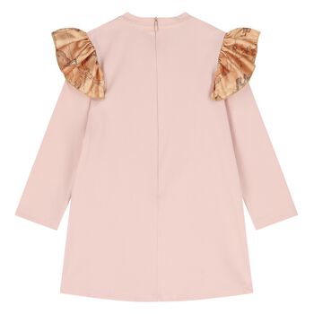 Younger Girls Pink Teddy Bear Dress