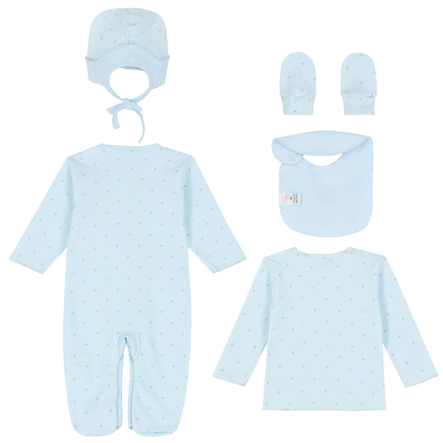 Baby Boys Blue Gift Set, 1, hi-res