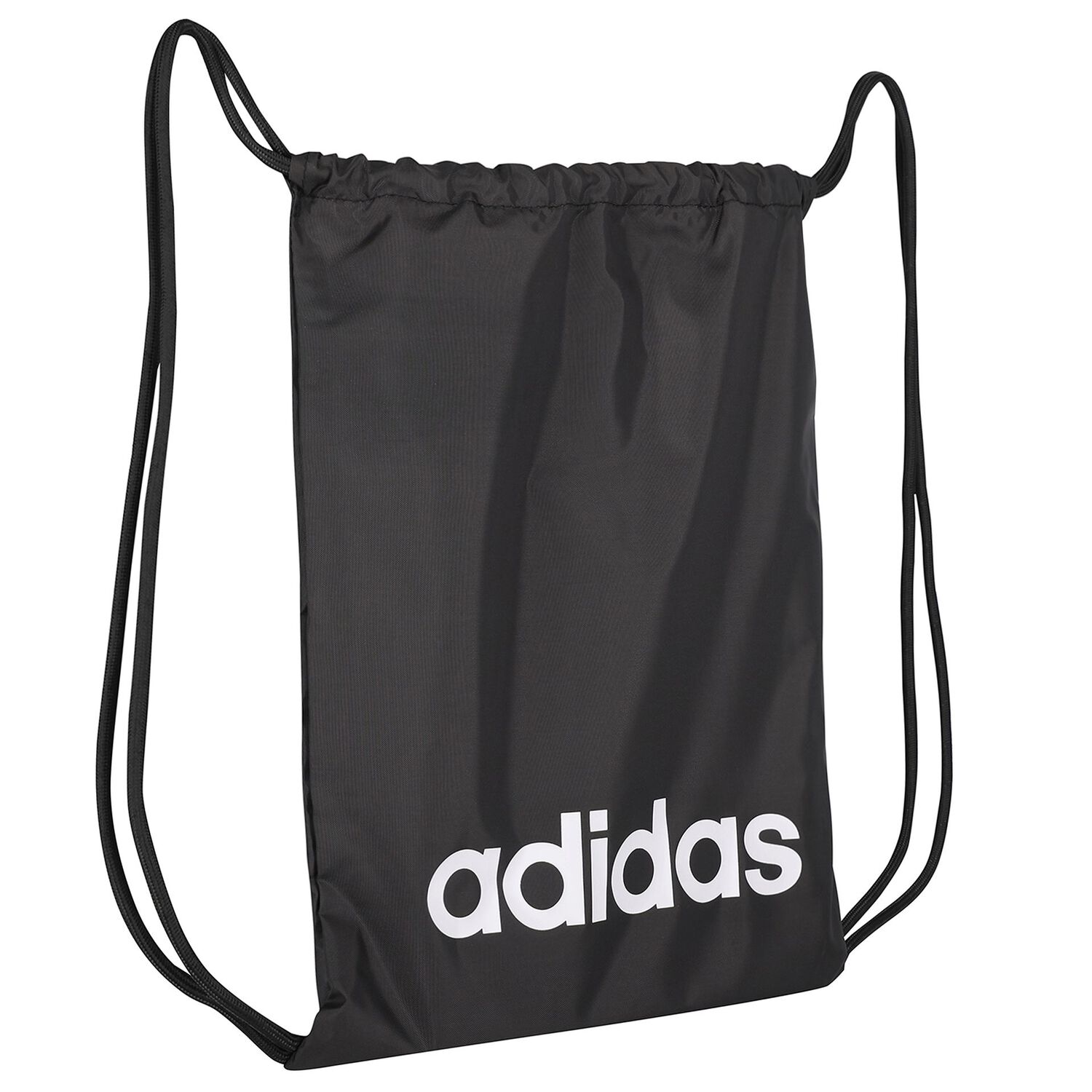 Black Logo Gym Sack, 1, hi-res