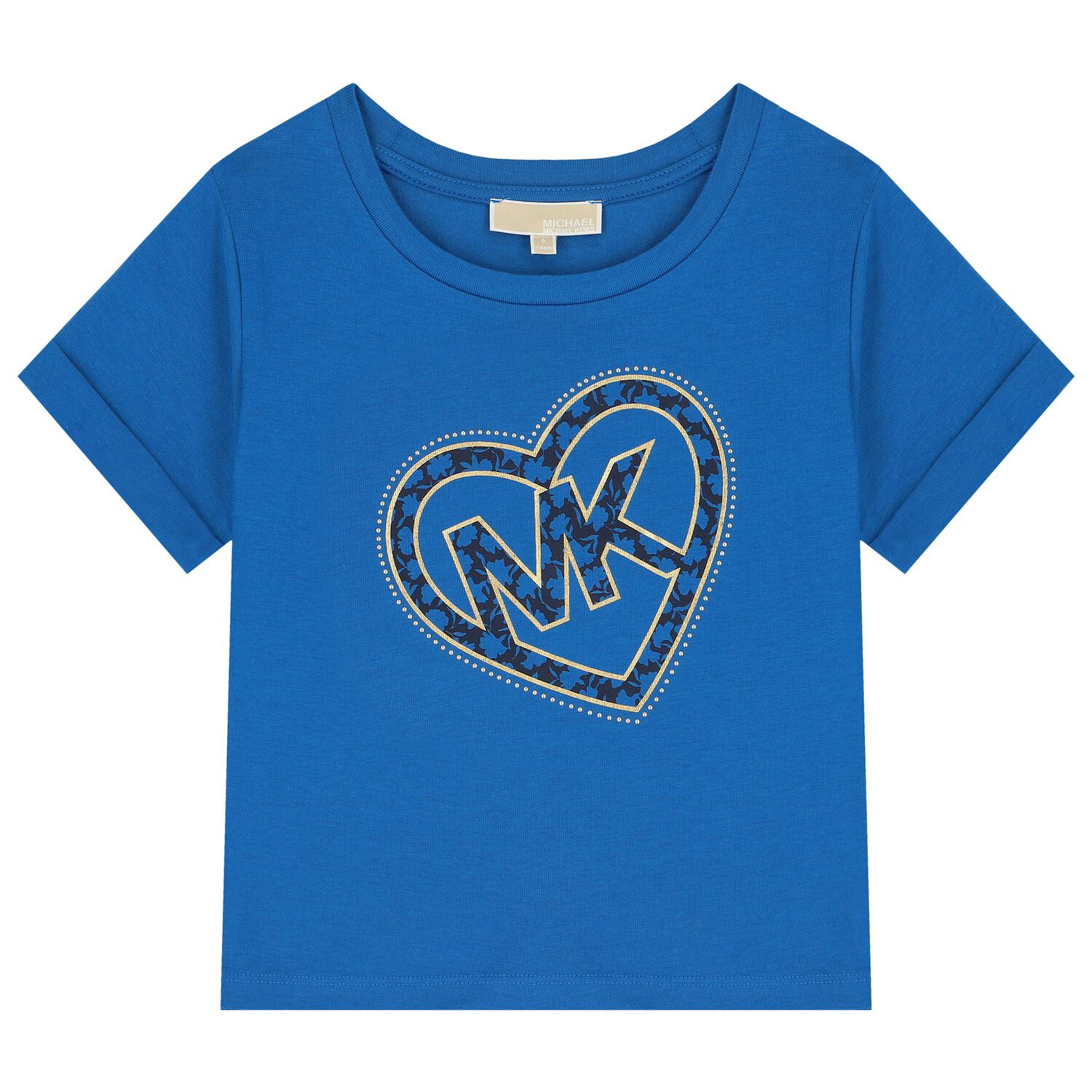 Girls Blue Logo T-Shirt, 1, hi-res