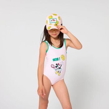 Girls Pink Disney Swimsuit