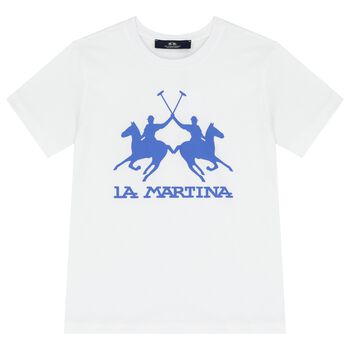 Boys White Logo T-Shirt