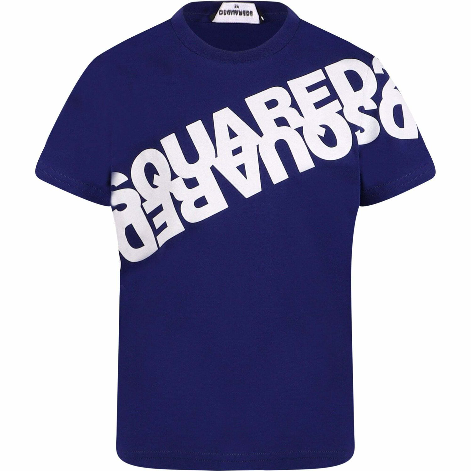 Dsquared2 Boys Blue Logo T-Shirt Junior Couture UK