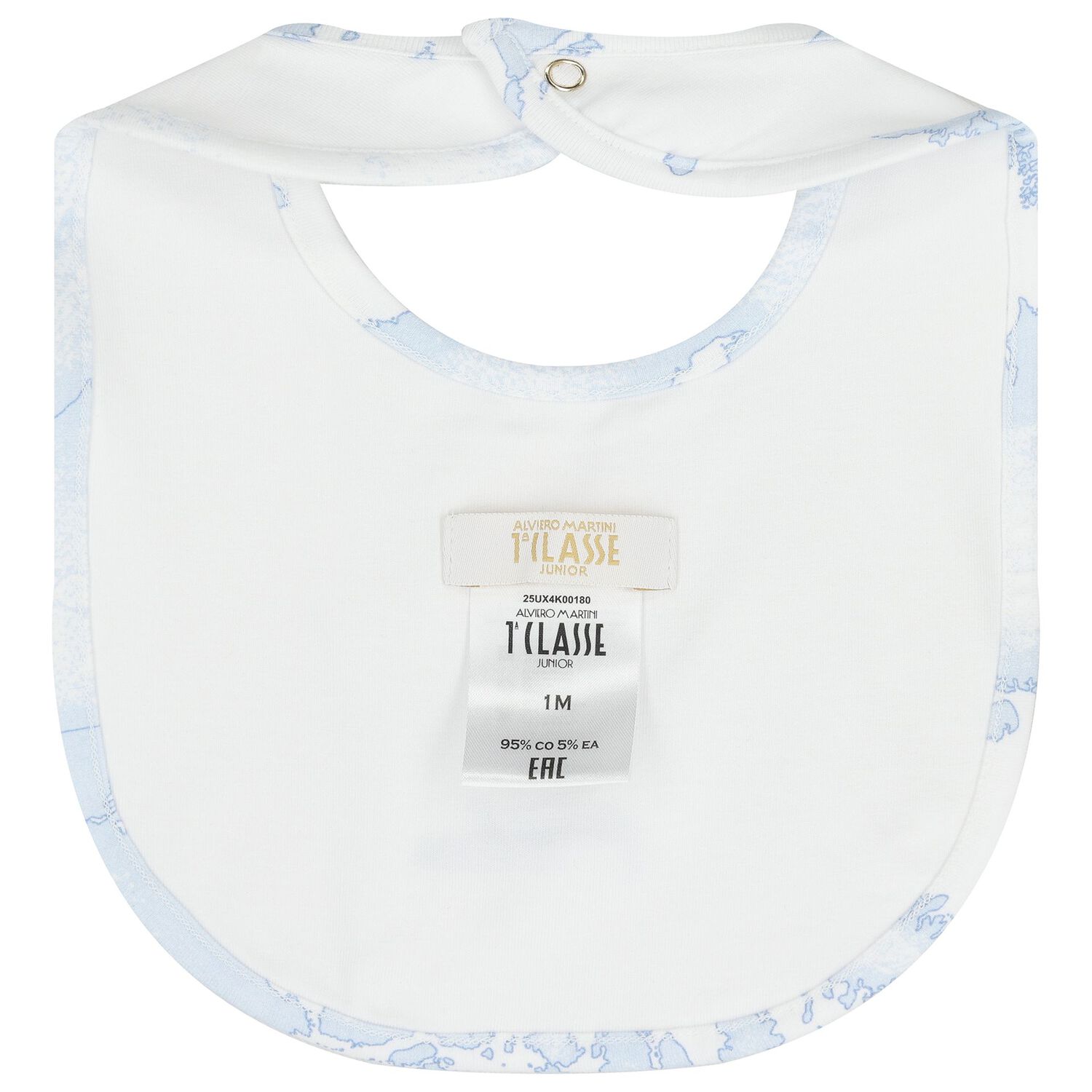 Baby Boys White & Blue Geo Map Babygrow Gift Set , 3, hi-res