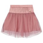 Girls Pink Tulle Skirt, 2, hi-res