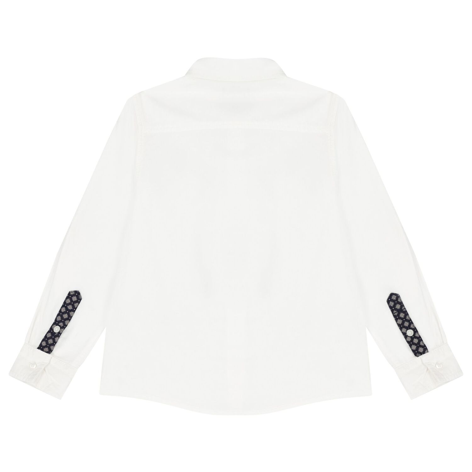 Boys White Teddy Bear Logo Shirt, 1, hi-res image number null