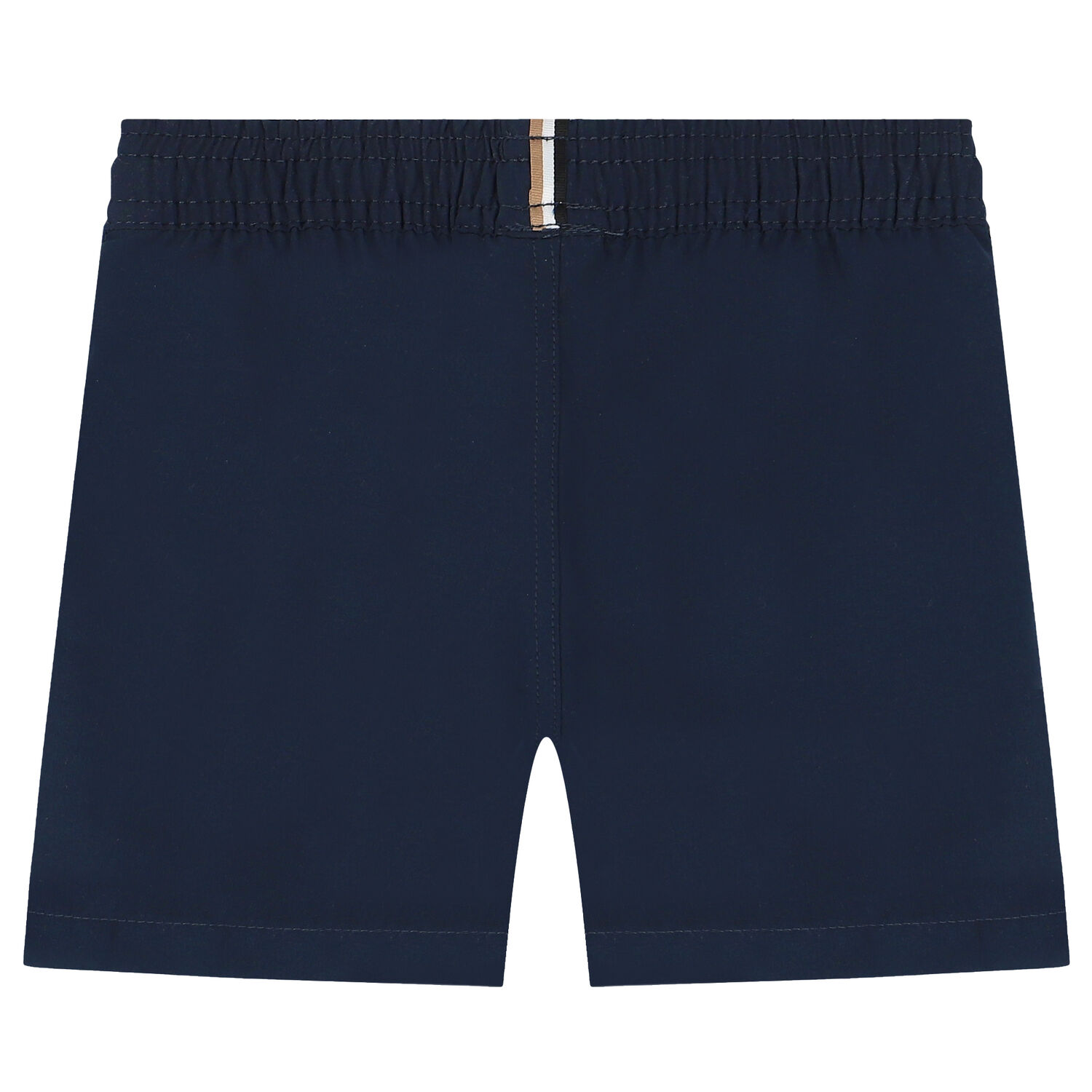 Younger Boys Navy Blue Swim Shorts, 1, hi-res