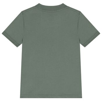 Boys Green Logo T-Shirt