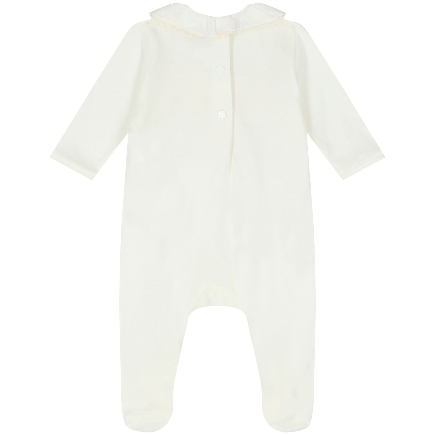 Baby Girls Ivory Floral Babygrow, 2, hi-res