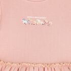 Younger Girls Pink Horse Logo Dress, 1, hi-res