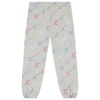 Girls Grey Logo Tracksuit, 1, hi-res