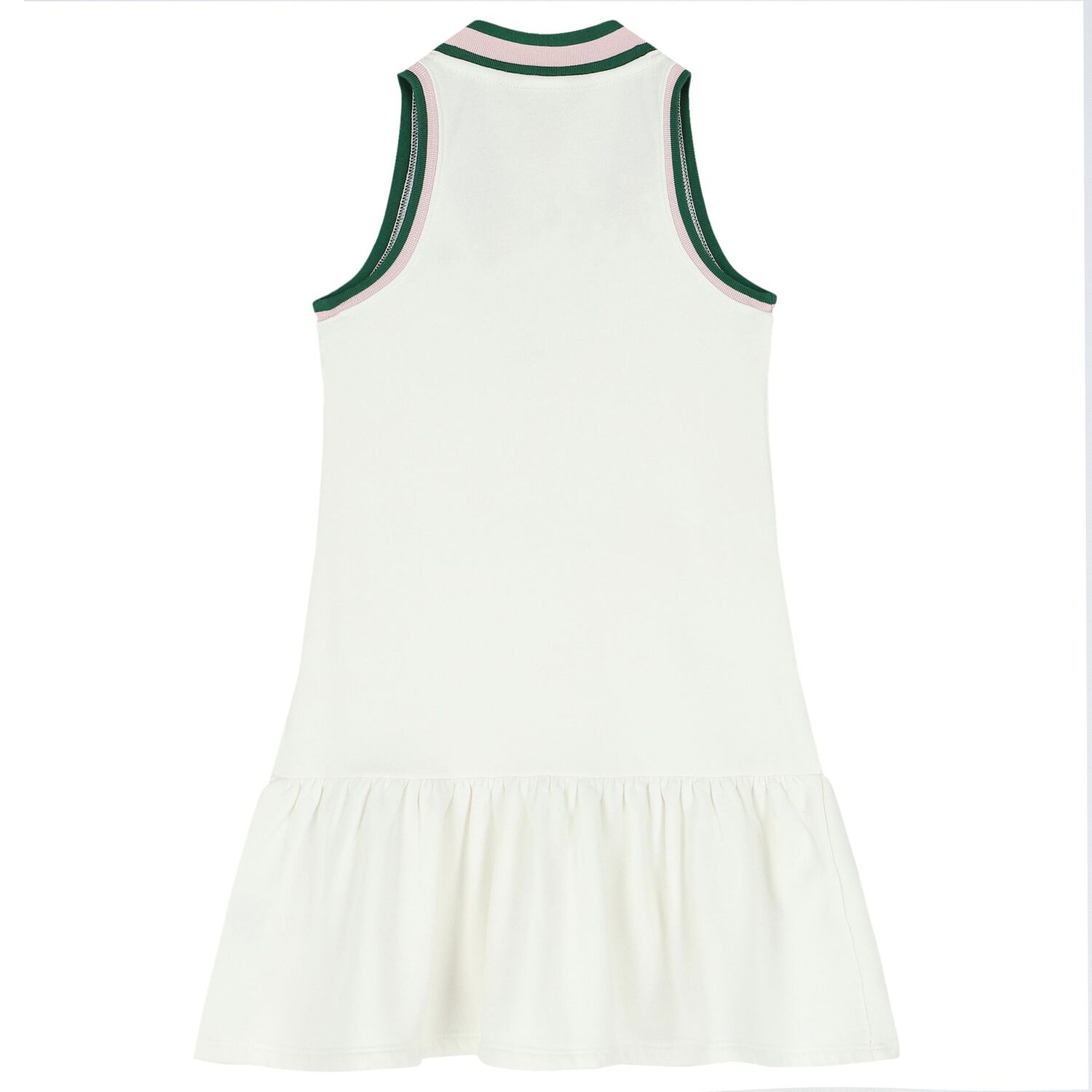 Girls White Tennis Dress, 1, hi-res