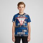 Boys Navy Blue Logo T-Shirt, 4, hi-res