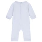 Baby Boys Blue Clouds Romper Gift Set, 1, hi-res