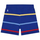 Baby Boys Multi-Colored Logo Short Set, 1, hi-res