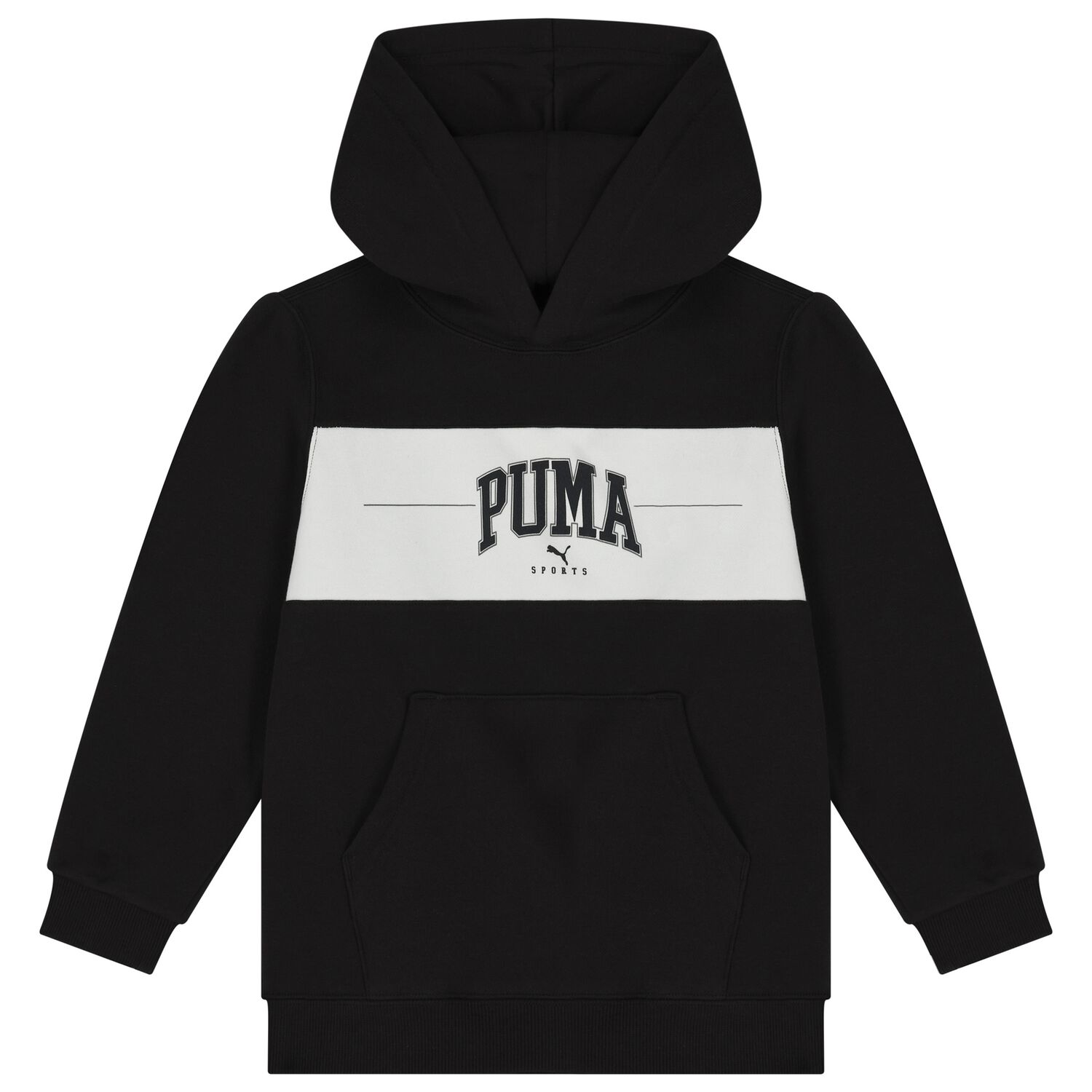 Boys Black & White Logo Hooded Top, 1, hi-res image number null