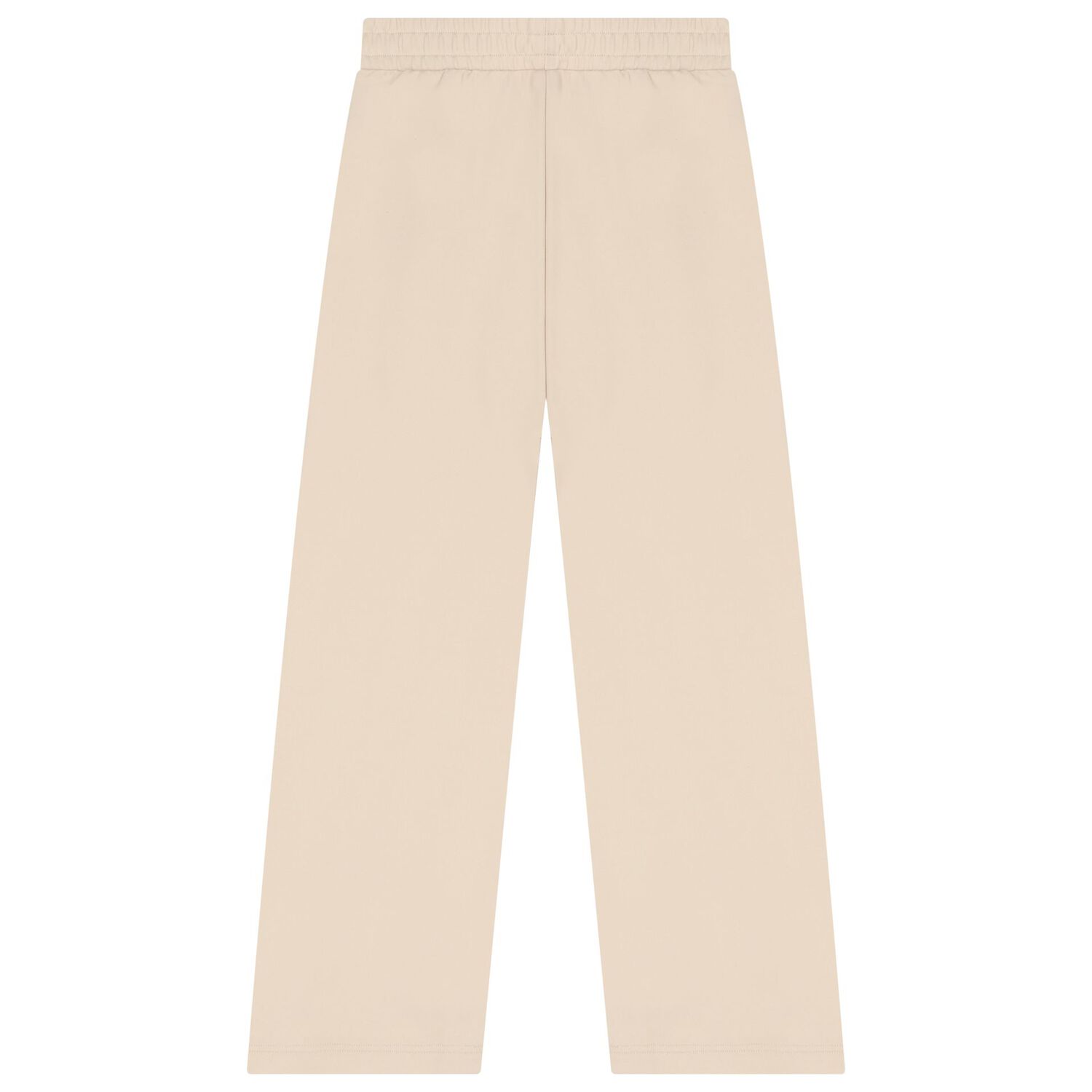 Girls Beige Logo Trousers, 2, hi-res