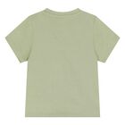 Younger Boys Mini Me Green Logo T-Shirt, 10, hi-res