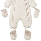 Ivory Stars Baby Snowsuit, 1, hi-res