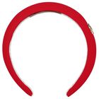 Girls Red Padded Headband, 2, hi-res