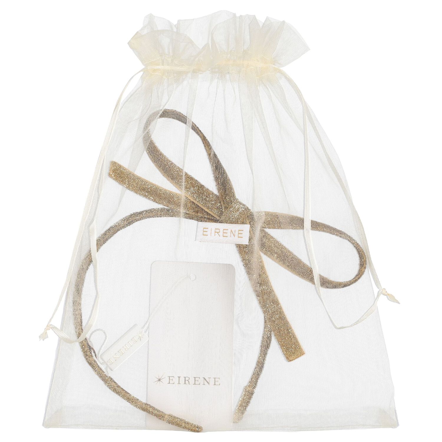 Girls Gold Bow Headband, 1, hi-res image number null