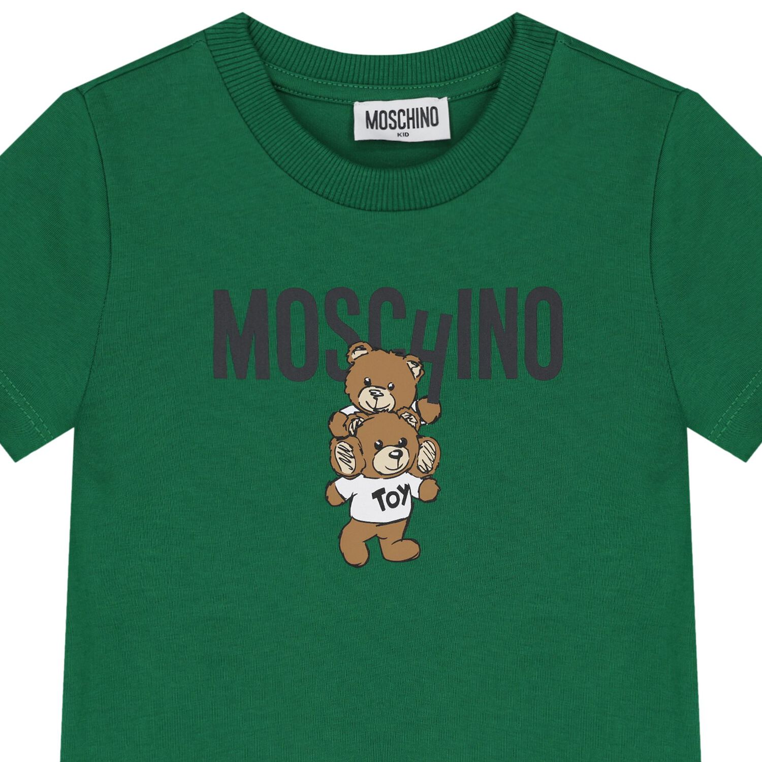 Green Teddy Bear Logo T-Shirt, 2, hi-res image number null