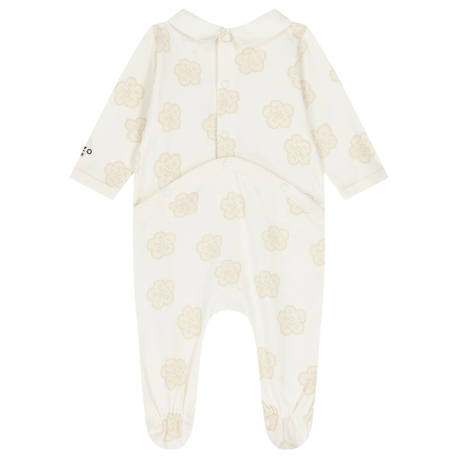 Ivory Bokeh Flower Babygrow Gift Set, 1, hi-res