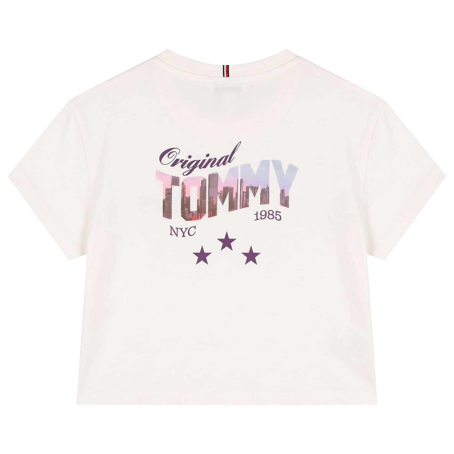 Girls Ivory Logo T-Shirt, 1, hi-res