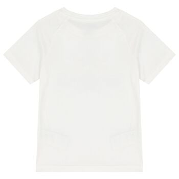 Girls White Logo T-Shirt