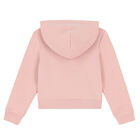 Girls Pink Logo Hooded Top, 1, hi-res