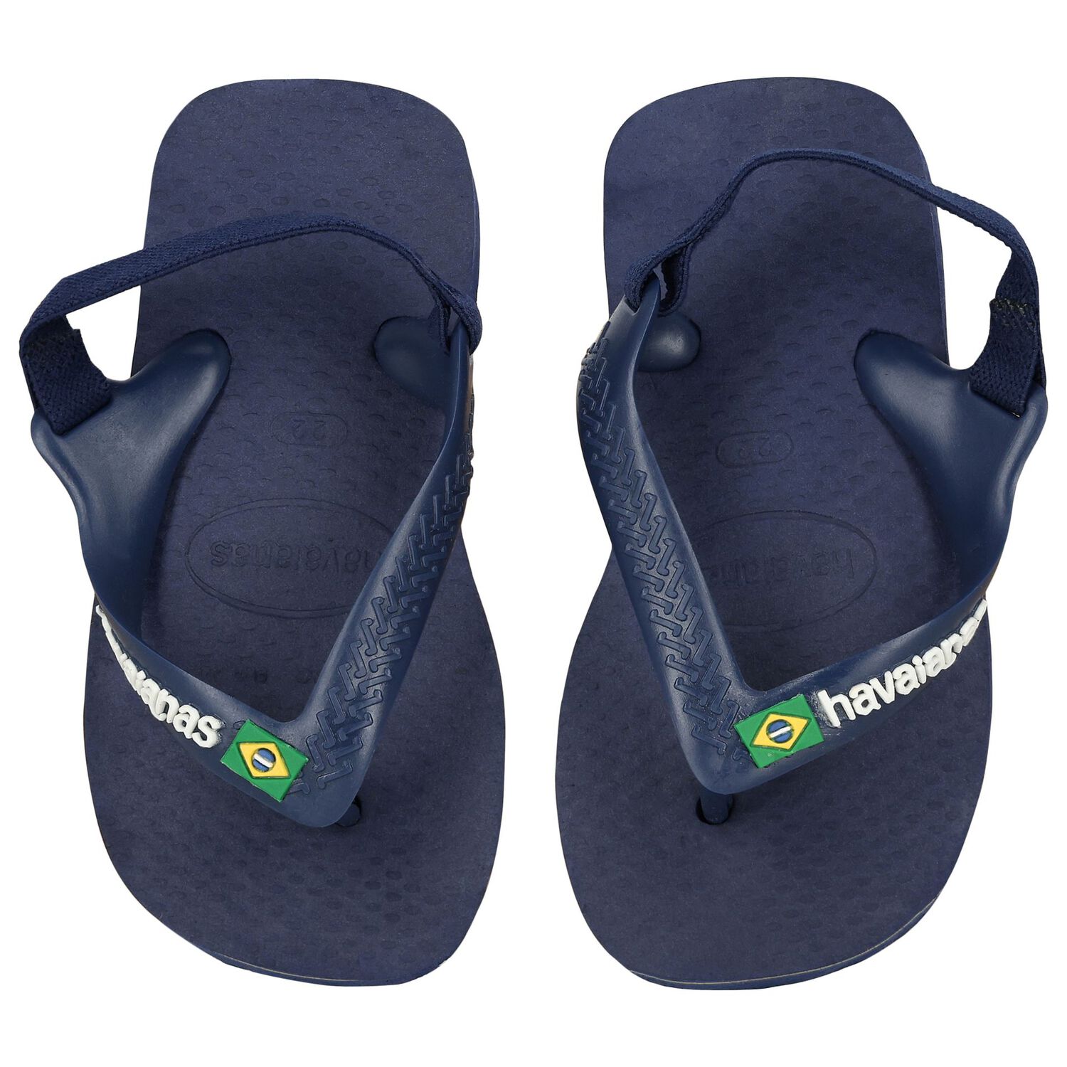 Navy Logo Flip Flops, 2, hi-res image number null
