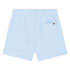 Younger Boys Blue Cotton Shorts Set, 2, hi-res