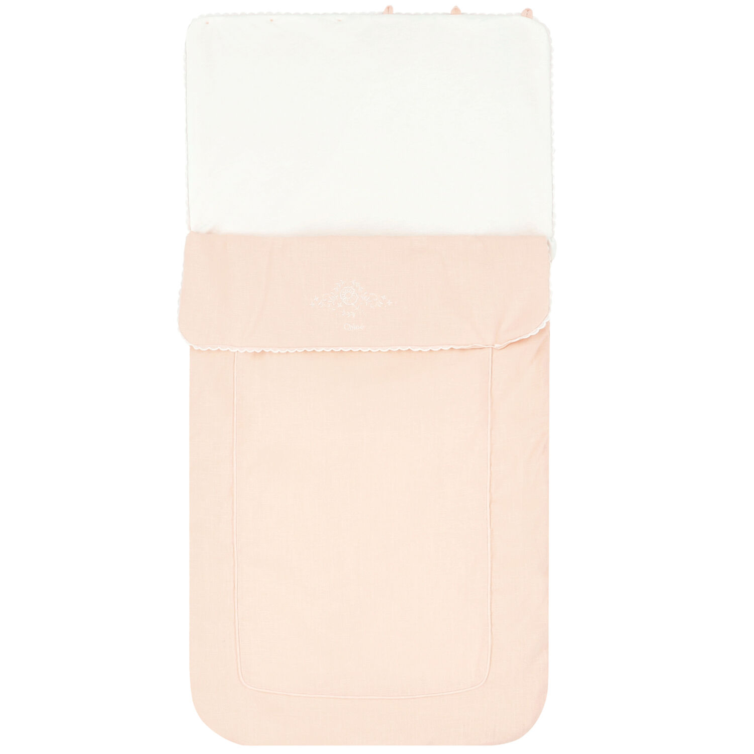 Girls Pink Logo Baby Nest, 1, hi-res