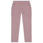 Girls Purple Logo Tracksuit, 1, hi-res