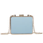 Girls Blue & Gold Embellished Satin Bag, 1, hi-res