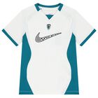 Boys White & Blue Logo T-Shirt, 2, hi-res
