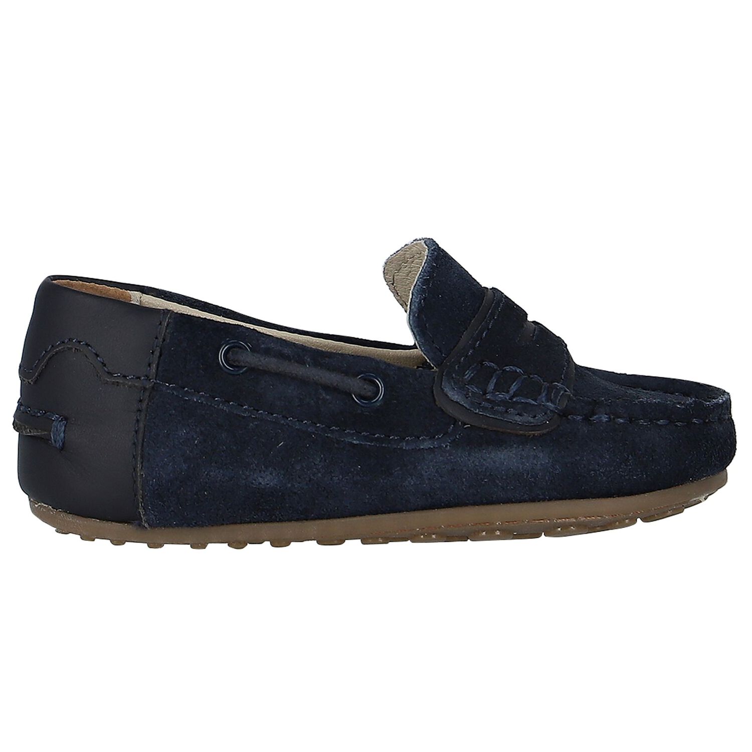 Younger Boys Blue Mocassins, 2, hi-res image number null