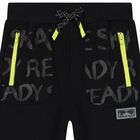 Boys Black Joggers, 1, hi-res