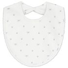 White Silver Bow Babygrow Set, 1, hi-res