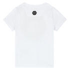 White & Black Logo T-shirt, 1, hi-res