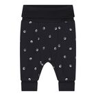 Baby Boys Black & White Logo Reversible Trousers Set, 1, hi-res