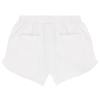 Girls White Shorts