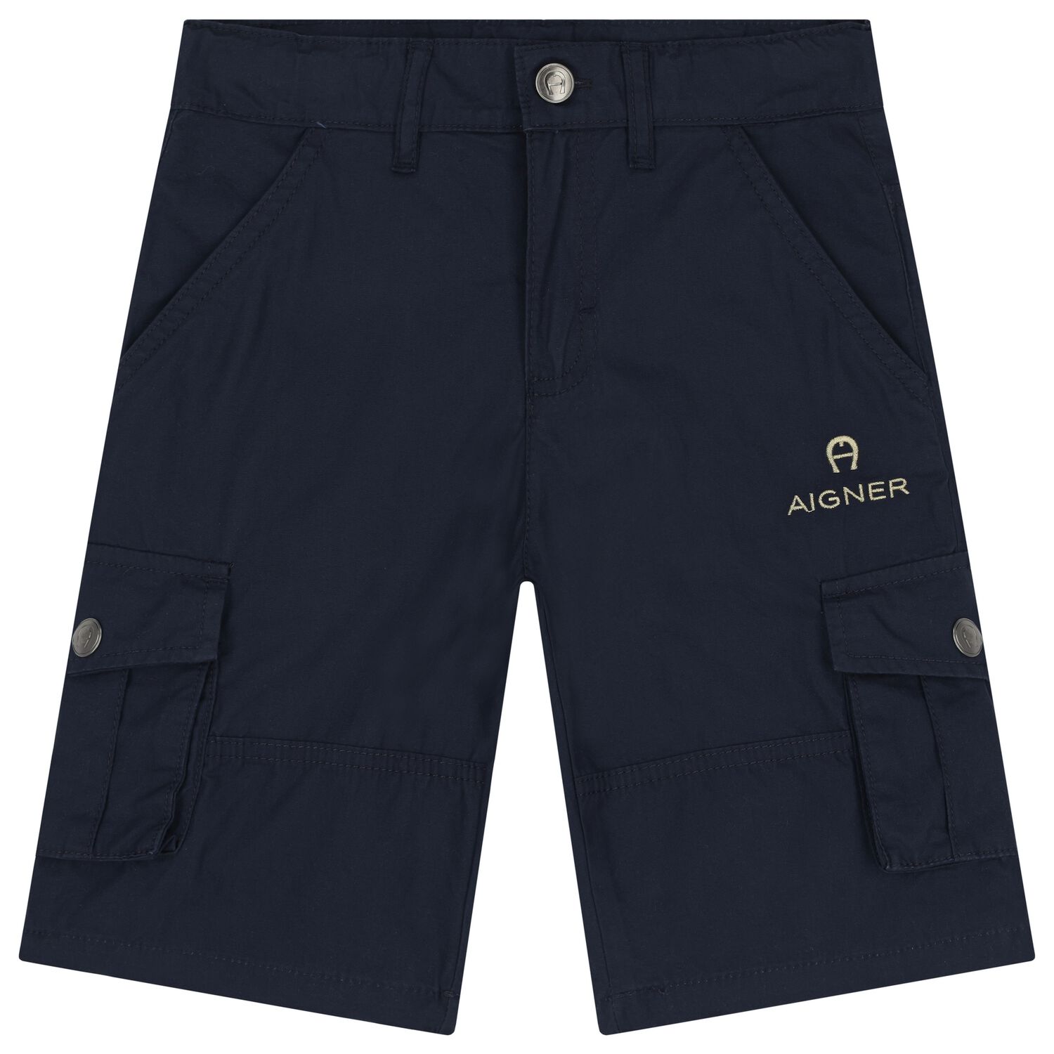 Boys Navy Blue Logo Shorts, 1, hi-res image number null