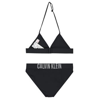 Girls Black Triangle Bikini